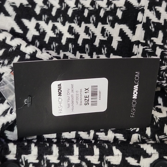 Fashion Nova Houndstooth Jacket - Picture 4 of 4